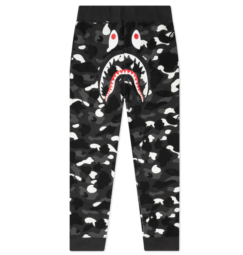 Bape City Camo Shark Sweatpants Black 001PTJ201001M