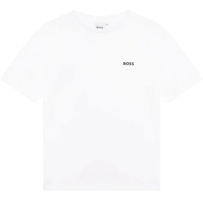 Hugo Boss Kids Small Logo T-Shirt White J25P23-10P