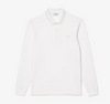 Lacoste Smart Paris Long Sleeve Stretch Cotton Polo White PH2481-51-001