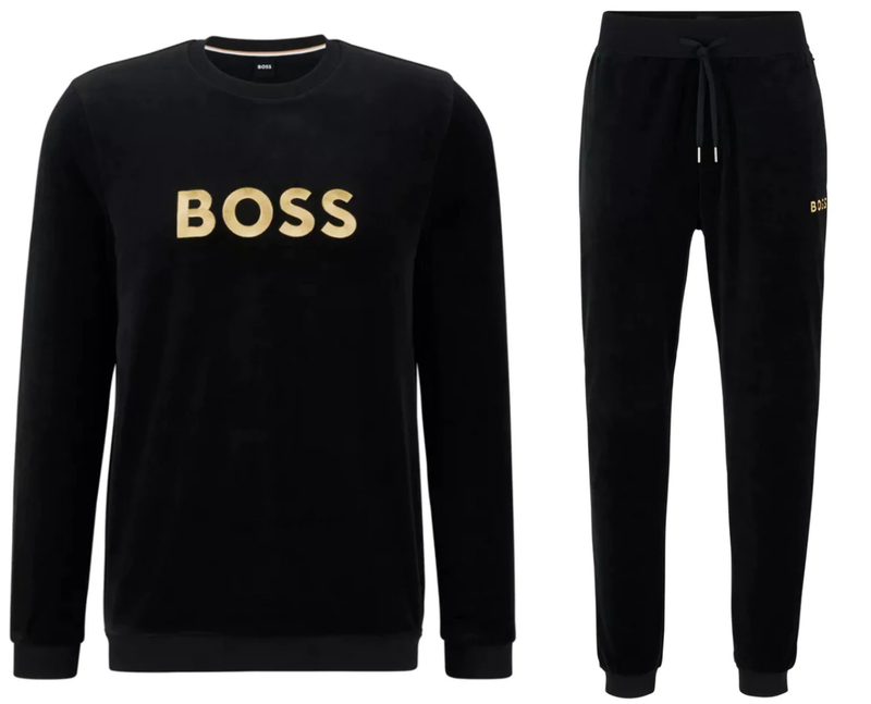 Hugo Boss 50485863 001 50485849 001 Black Tracksuit Sport Tech