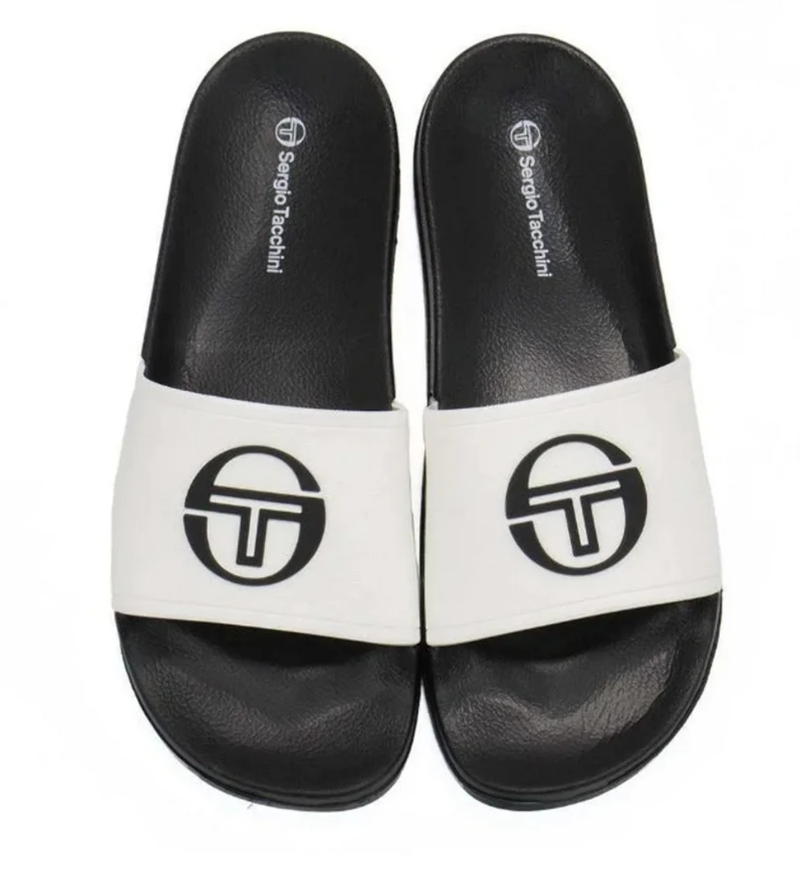 Sergio Tacchini Triods Slide White/Black STM119011-166