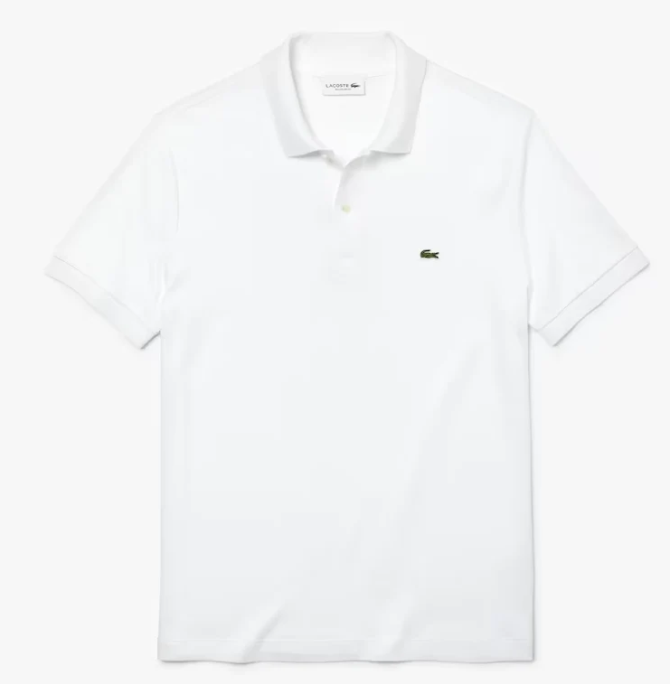 Lacoste Men’s Regular Fit Pima Cotton Polo White DH2050-51-001