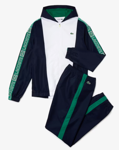Lacoste Men's SPORT Branded Bands Colorblock Tracksuit WH0874-51-G3D