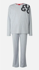 Hugo Boss Tagged Long Set Grey 50478927-035