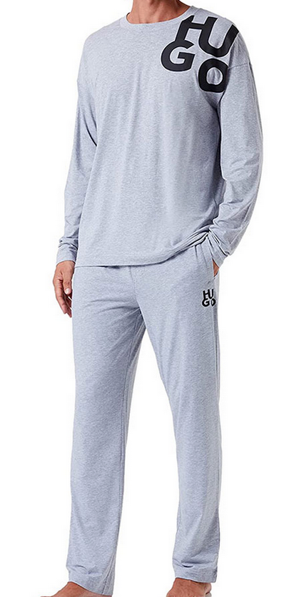 Hugo Boss Tagged Long Set Grey 50478927-035