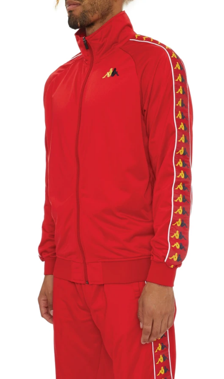 Kappa 222 BANDA CARAMBIE TRACK JACKET Red-Yellow Dk-Blue Dk-White 3416 – Sport