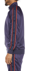 Kappa LOGO TAPE ARTEM 2 TRACK JACKET  Blue Marine - Blue 311B7TW-A1B