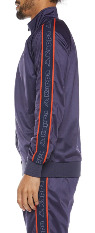 Kappa LOGO TAPE ARTEM 2 TRACK JACKET  Blue Marine - Blue 311B7TW-A1B