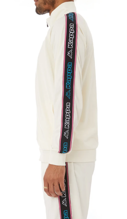 Cream kappa tracksuit sales