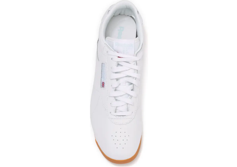 Reebok Freestyle Lo FZ2034 Womens White Leather Lifestyle Sneakers
