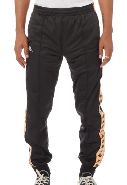 Kappa 222 BANDA DEKY Black Smoke-Orange Salmon-Blue 3113KZW-A00