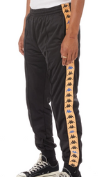 Kappa 222 BANDA DEKY Black Smoke-Orange Salmon-Blue 3113KZW-A00