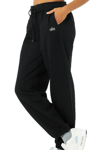 Alo Yoga Accolade Sweatpant Black W5942RG-BLACK