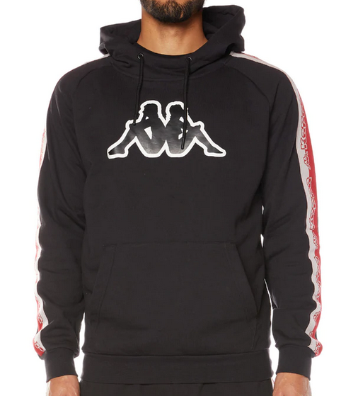 Red and on sale black kappa hoodie