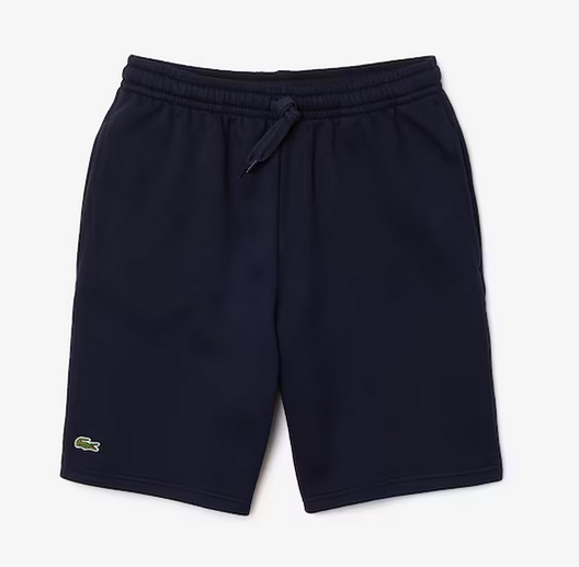 Lacoste Men's SPORT Tennis Fleece Shorts Navy Blue GH2136-51-166