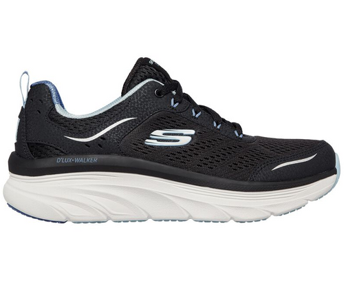 Skechers D'LUX WALKER-INFINIT BLACK/LT 149023-BKLB