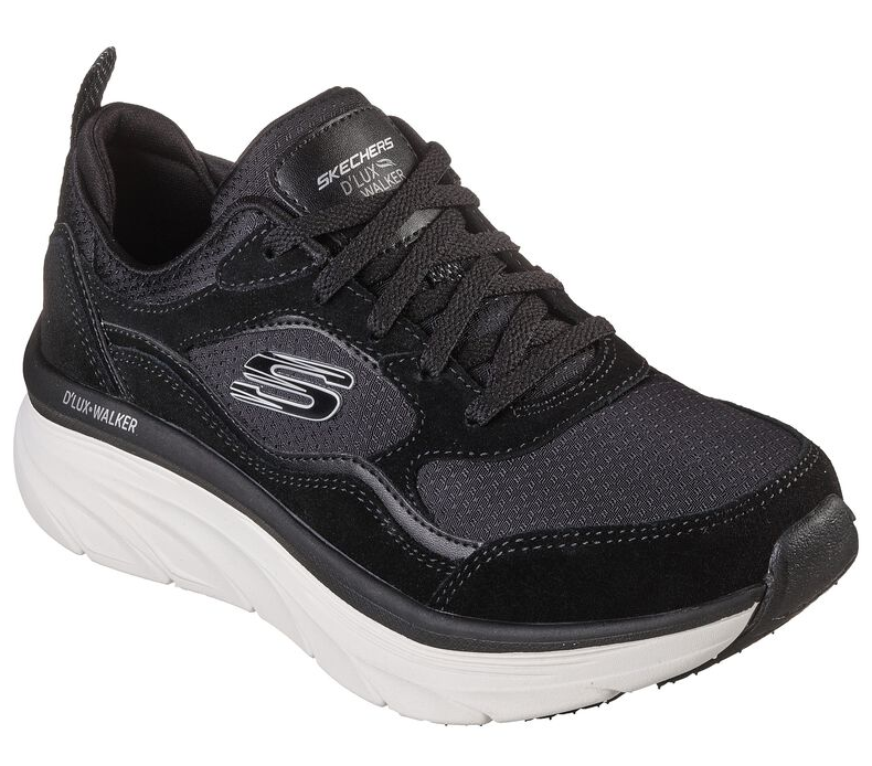 Skechers D'LUX WALKER BLACK/WHITE 149357-BKW