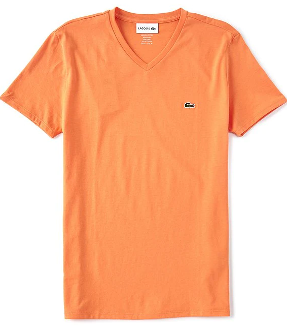 Lacoste TEE-SHIRT MANDARIN TREE ORANGE TH6710-51-NPB