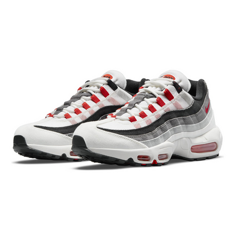 靴 NIKE AIR MAX 95 SUMMIT WHITE/CHILE RED Amazon.com | NIKE Men's Running Shoe, Summit White Chile Red Off