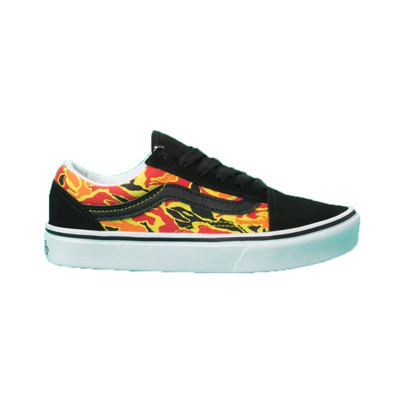 Vans Kids Flame Camo ComfyCush Old Skool black/True white VN0A4U1Q31O