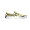 VANS CLASSIC SLIP ON CHECKERBOARD CORNSTALK/TRUE WHITE UNISEX SNEAKERS VN0A4BV31G9